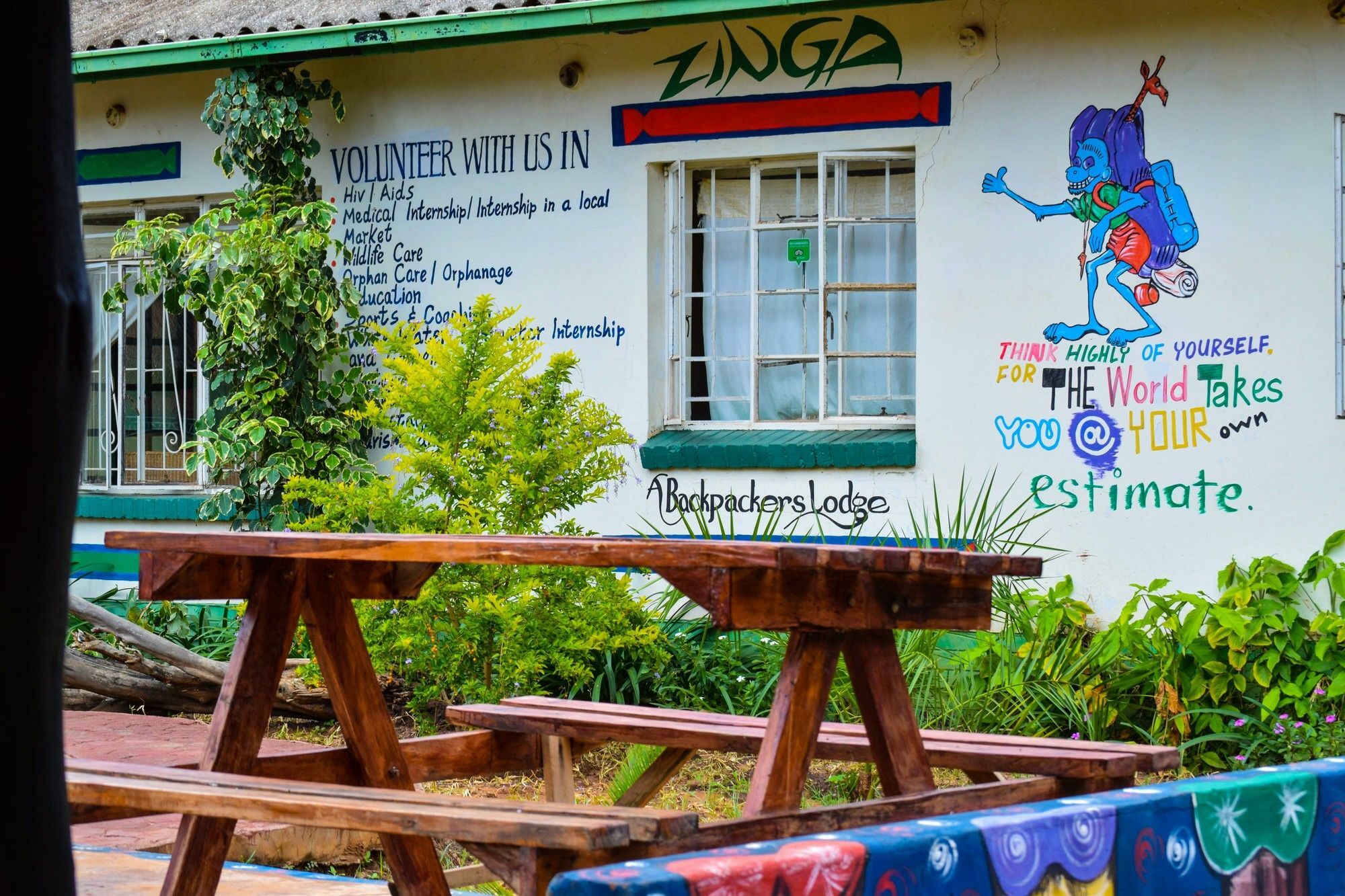 Zinga Backpackers Hotel Livingstone Luaran gambar